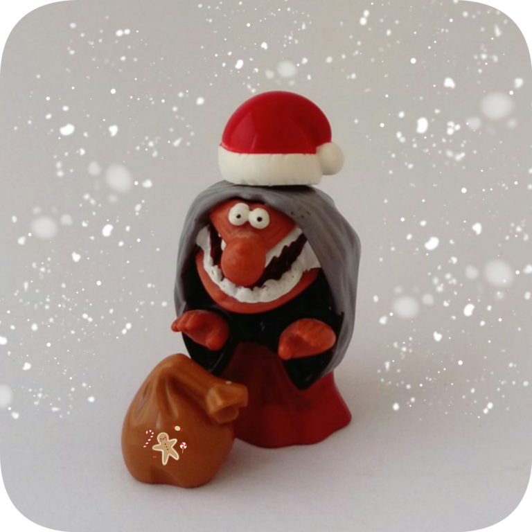 Anna Füller Xi, die personifizierte Anaphylaxie verkleidet als Nikolaus